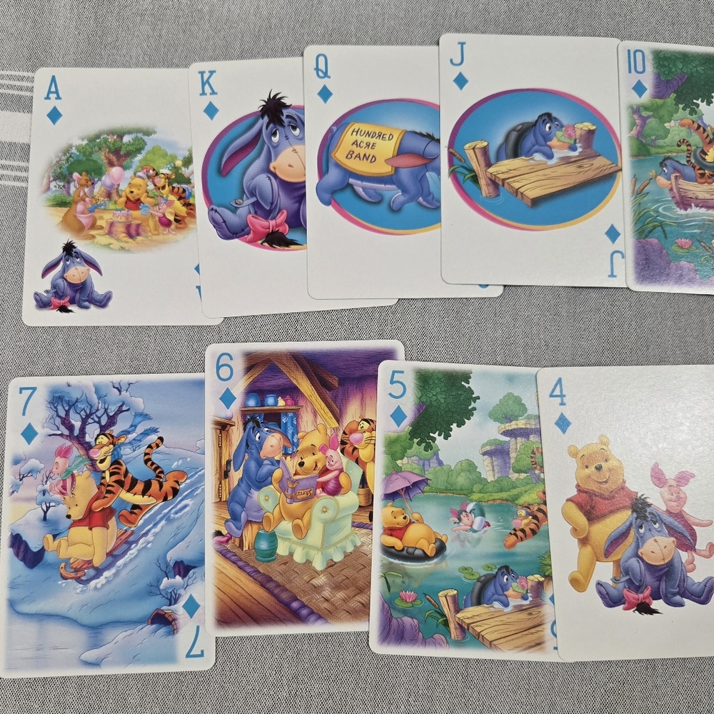 Disney's Winnie the Pooh playing cards, featuring The Tigger Edition - Picture 12 of 12